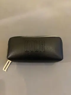 Dior ブラックレザー ポーチ