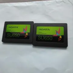 ADATA SU650 2.5インチ SSD　2個