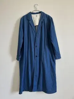 D.M.G ドミンゴ　デニムロングコート ベルト付