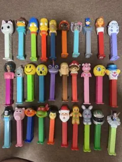 PEZ ディスペンサー 19本まとめ売り【希少コロコロクリリンスケルトン