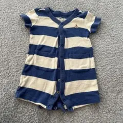 baby gap ストライプロンパース 3-6ヶ月