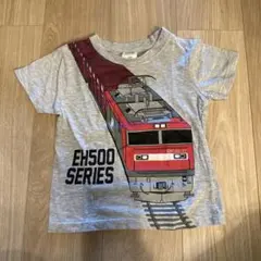 EH500 SERIES 貨物列車 プリントTシャツ グレーのサムネイル