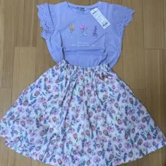 新品タグ付き&未使用　エニファム　トップス&スカート140