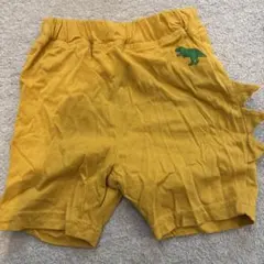 恐竜デザイン ベビーパンツ イエロー