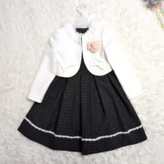 120 サクラ 女の子 フォーマル ワンピース 卒園式 入学式 アンサンブル