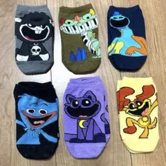 Poppy Playtime キッズ靴下 6足セット
