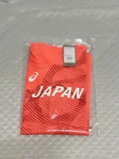 ASICS 日本代表応援シャツ 2XL サンライズレッド