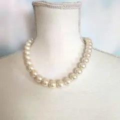 大粒パールネックレス