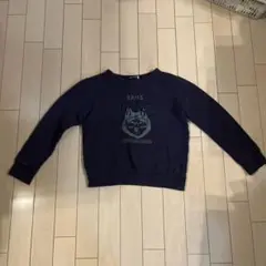 （株）べべネイビー クルーネック トレーナー