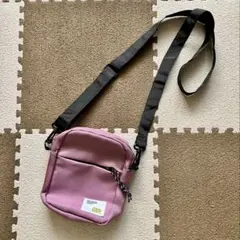 【ジャンク品】ミニショルダーバック　ピンクパープル　レディース