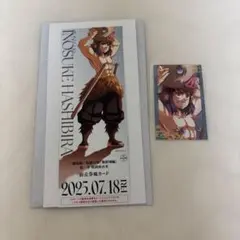 鬼滅の刃 無限城編 フォトカード チケット風カード 嘴平伊之助