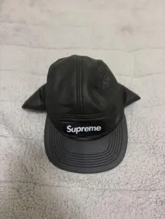 早い者勝ち Supreme ブラック フライトキャップ