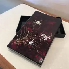 加賀【鹿野漆器】蓋碗・鯖江【うるし工芸藤】漆盆　セット 加賀【鹿野漆器】蓋碗・鯖江【うるし工芸藤】漆盆 セット