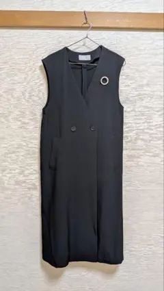 【GLOBALWORK】ブラックロングジレ