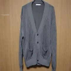 【新品未使用】『WYM LIDNM』 MESH WIDE CARDIGAN