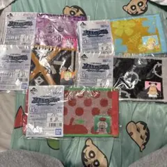 ワンピース　一番くじ　 ハーフジャガードタオル5点セット