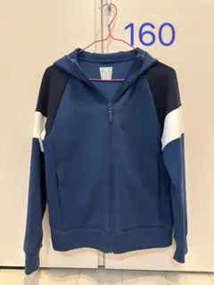 UNIQLO ウルトラストレッチ ドライスウェット フルジップパーカ　160cm