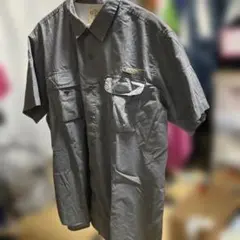 希少2XL】RedHead レッドヘッド 半袖フィッシングシャツ グレー 古着のサムネイル