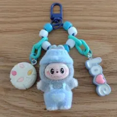 ラブブ（フロッキー加工）じゃらじゃらキーホルダー　182番