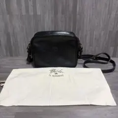 専用イルビゾンテ ショルダーバッグ レザー 黒 ハーフムーン - メルカリ