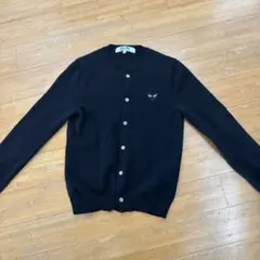 PLAY Comme des Garçons ブラックカーディガン M