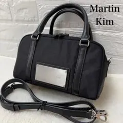 【未使用級✨】マーティンキム 2way ショルダーバッグ ハンドバッグ ナイロン
