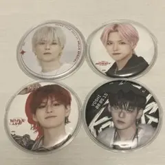 treasure ヨシ　缶バッジ　4個セット