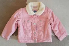 Baby GAP コーデュロイ ボアジャケット ピンク