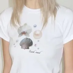 CRANK SHELL PRINTING TOP チビt ピチt ウィッシュコアのサムネイル
