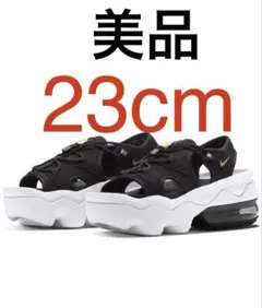 【美品】ナイキエアマックスココ ウィメンズサンダル23cm ブラック/ホワイト