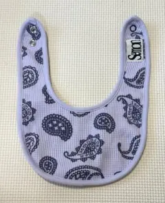 semon ペイズリー柄 スタイ　ラベンダー　【未使用】