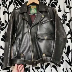 ヴィンテージ　NANKAI　ダブルライダースジャケット　М