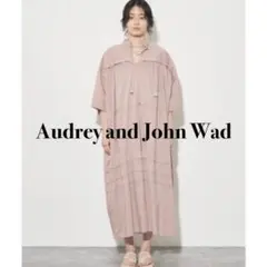 Audrey and John Wad コットンスタンドカラータックワンピースのサムネイル