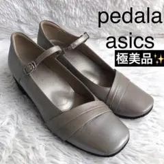 パンプス 23.5 asics pedala アシックス ぺダラ ストラップ