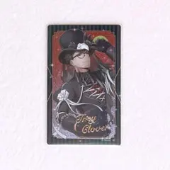 ツイステ トレイ メタルクリアカード 箔押し