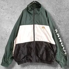 KANGOL　カンゴール　ナイロンジャケット　刺繍　ロゴ　アウター　L