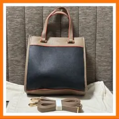 モンテロッソ ショルダーバッグ 2way ブラック ブラウン