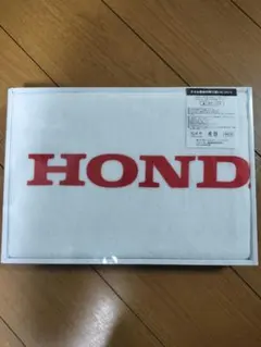 HONDA バスタオル ホワイト レッド