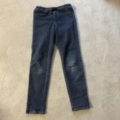 GU ジーユー　ストレッチ　スキニー　デニム　パンツ　140㎝　ウエスト　ゴム