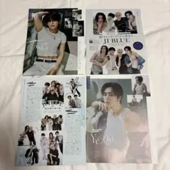 JI BLUE切り抜き4枚