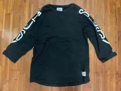 STÜSSY ブラック 七分袖カットソー