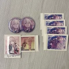 プロジェクトセカイ 巡音ルカ グリッター缶バッジ ぱしゃこれ セット