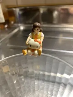 ハローキティ コップのフチ子さん フィギュア 熊本限定 スイカ コラボ