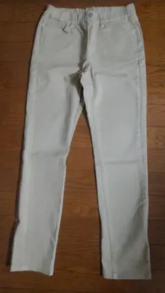 ユニクロ　キッズ　コットンパンツ　ストレッチ　XL