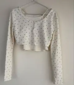 リブニット トップス