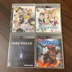 PS3 ソフト 4本セット テイルズ ダークソウル ダークサイダーズ まとめ売り