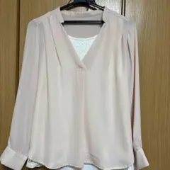 ★smile様専用★美品　VIS シフォンブラウス　ピンクブルー２枚セット★