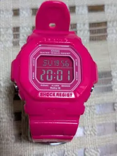 5.①ＢabyーG CASIO腕時計 ピンク　数回使用　　美品　 箱無し
