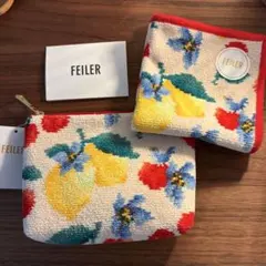 新品 フェイラー チェリッシュユー サイドポーチ ブルゴーニュ 