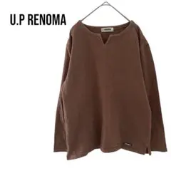 レノマRENOMA 長袖トップスカットソー綿コットン100％　極美品M　メンズ
